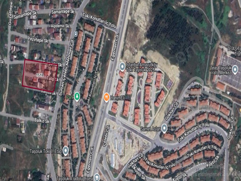 Arnavutköy Taşolukta Satılık Arsa , 154 M2 Cadde Cephe Müstakil İmarlı 