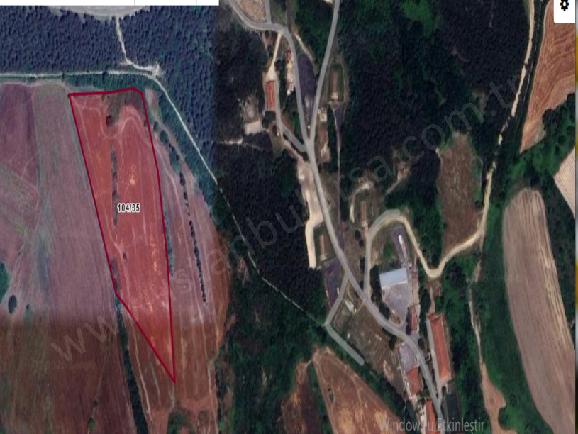 Çatalca Örcünlüde Satılık Arsa , 1,010 m2 Hisseli Yolu Var 