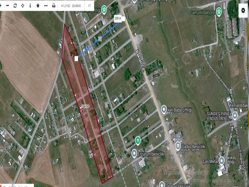 Arnavutköy Çilingirde Satılık Arsa , 215 M2 Köy içi Yeri Belli 