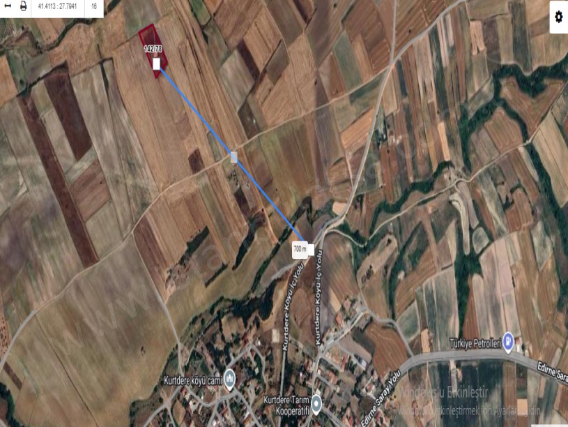 Tekirdağ Saray Kurtderede Satılık Arsa , 250 m2 Çaplı Muvafakatnameli 