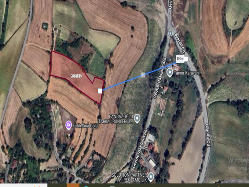 Arnavutköy Baklalıda Satılık Tarla , 10,256 M2 Müstakil Yolu Var