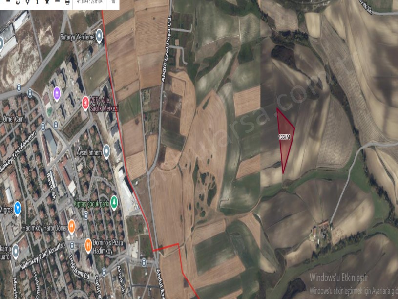 Arnavutköy Dursunköyde Satılık Tarla ,  9,207 m2 Müstakil