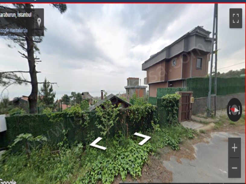 Arnavutköy Karaburunda Satılık Arsa , 506 M2 Müstakil İmarlı İfrazlı 