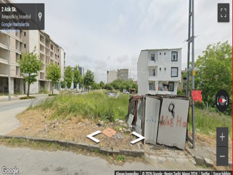 Arnavutköy İslambeyde Satılık Arsa ,  373 M2 Kıbrıs Caddesine Cephe 3 Kat İmarlı Müstakil 