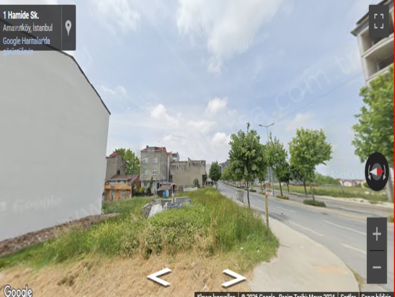 Arnavutköy İslambeyde Satılık Arsa ,  373 M2 Kıbrıs Caddesine Cephe 3 Kat İmarlı Müstakil 