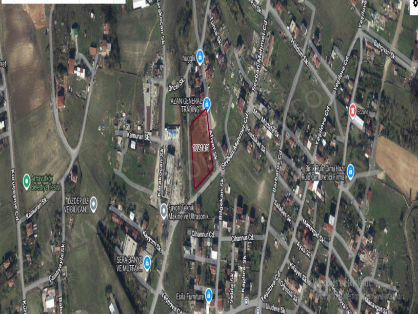 Arnavutköy İmrahorda Satılık Arsa , 800 M2 Cadde Cephe İmarlı Hisseli  