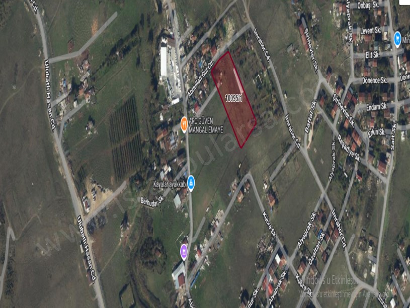 Arnavutköy İmrahorda Satılık Arsa , 232 M2 Merkezde Caddeye Yakın Hisseli