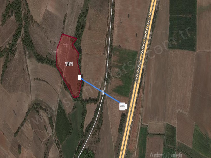 Kırklareli Babaeski Taşağıl Köyünde Satılık Arsa , 1,722 m2 Yolu Var Hisseli 