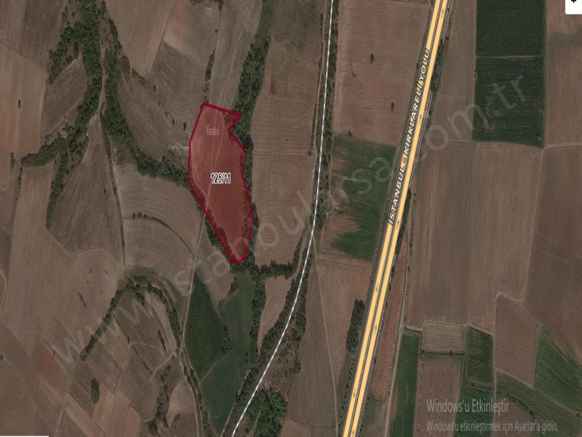 Kırklareli Babaeski Taşağıl Köyünde Satılık Arsa , 1,722 m2 Yolu Var Hisseli 
