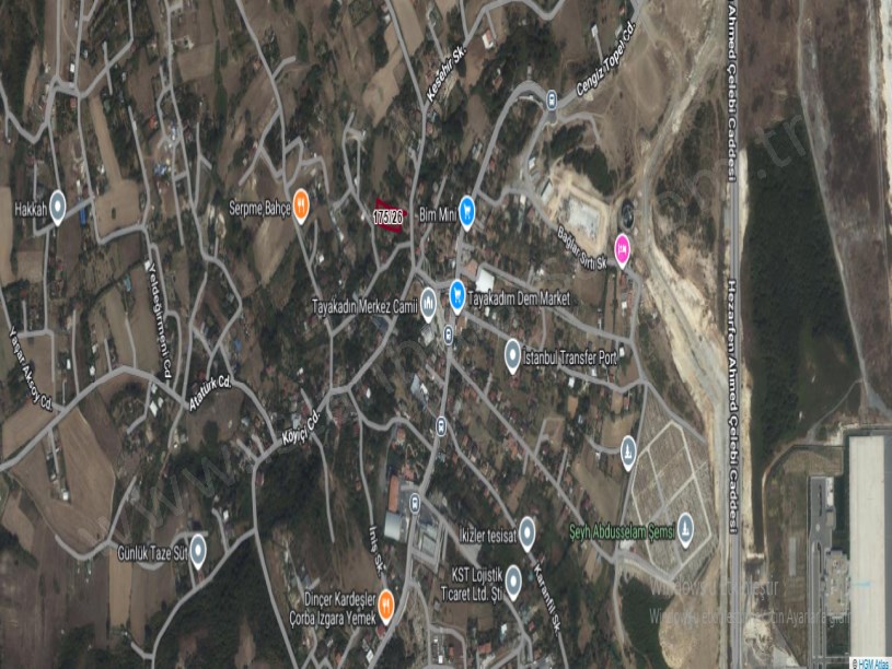 Arnavutköy Tayakadın Satılık Arsa , 587 M2 Merkezde İçerisinde Bahçeli Ev var