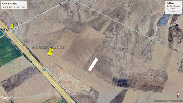 Erentepe Mah. Çumra Satılık Tarla |  2861M2 275.000Tl Resim-1