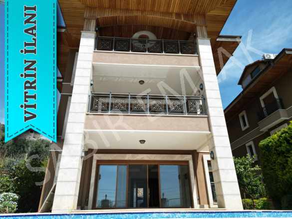 Alanya Kiralık Villa Müstakil Havuzlu Deniz Ve Kale Manzaralı 7+2 Tepe Mah