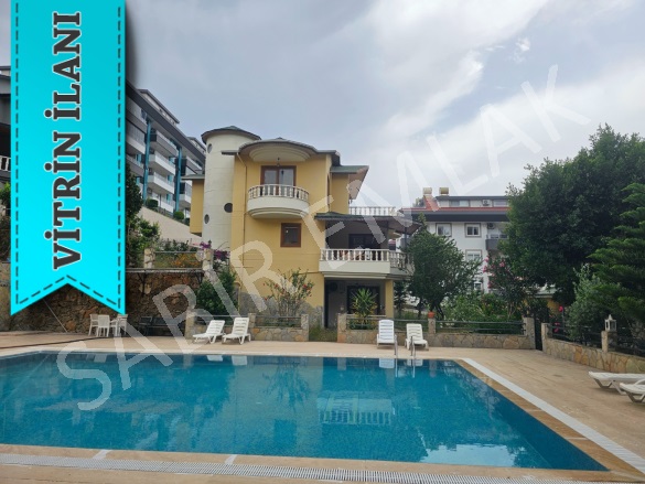 Kestel Mah. Alanya Kiralık Villa |  4+2 Oda |Aylık 1.100€ Eşyalı  | Tripleks | Klima | 4 Yatak Odası Resim-1