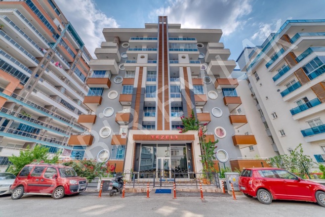 Mahmutlar Mah. Alanya Kiralık Daire |  1+1 Oda | 75M2 Aylık 15.000Tl Eşyalı  | 1. Kat | Klima | 1 Yatak Odası Resim-1