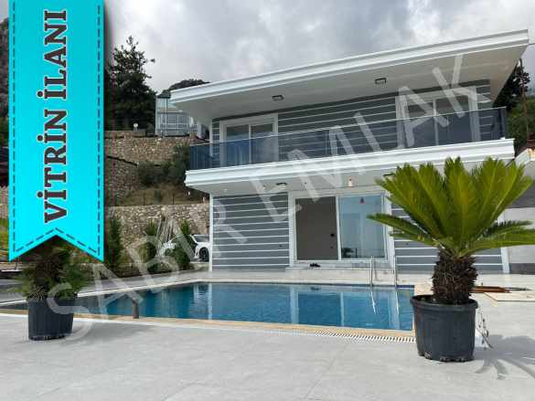 Alanya Satılık Müstakil Ev 4+1 Havuzlu Bahçeli Gözüküçüklü Mah