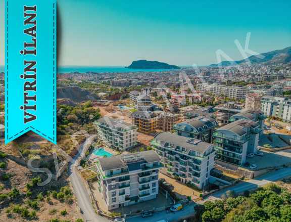 Alanya Oba Satılık Daire 2+1 Dubleks Eşyalı Havuzlu Sitede Mah