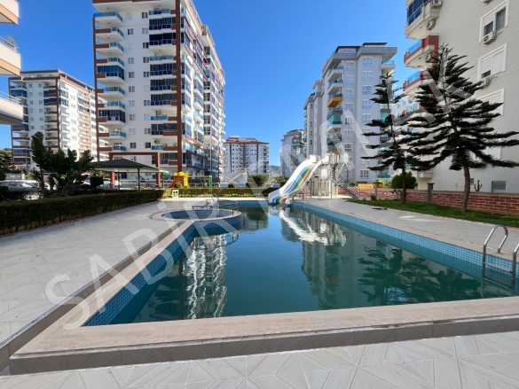 Mahmutlar Mah. Alanya Kiralık Daire |  2+1 Oda | 130M2 Aylık 23.000Tl | Klima | 2 Banyo | 1 Yatak Odası Resim-4