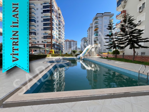 Mahmutlar Mah. Alanya Kiralık Daire |  2+1 Oda | 130M2 Aylık 23.000Tl | Klima | 2 Banyo | 1 Yatak Odası Resim-4