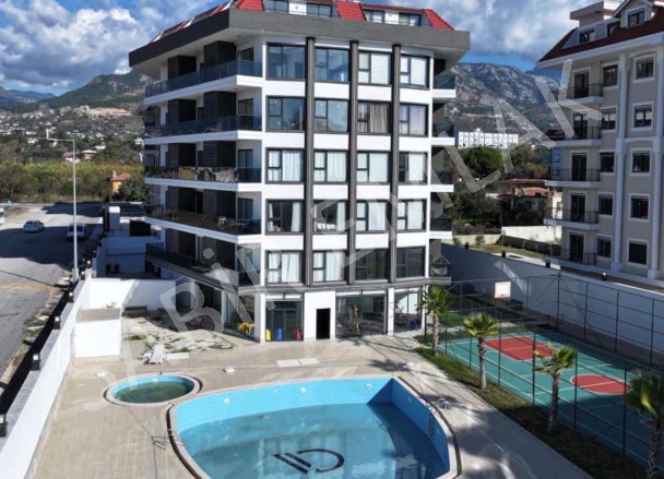 Kestel Mah. Alanya Kiralık Daire |  1+1 Oda | 55M2 Aylık 20.000Tl Eşyalı  | 3. Kat | Klima | 1 Banyo | 1 Yatak Odası Resim-1