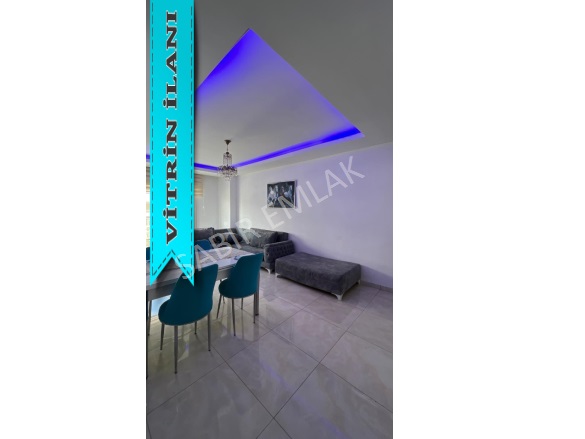 Mahmutlar Mah. Alanya Kiralık Daire |  1+1 Oda | 60M2 Aylık 20.000Tl Eşyalı  | 2. Kat | Klima | 1 Banyo | 1 Yatak Odası Resim-1