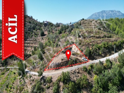 Alanya Çamlıca Mah Acil Satılık Tarla Yatırımlık Hobi Bahçesi