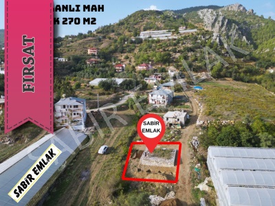 Alanya Satılık Arsa Kocaoğlanlıda 270 M² Fırsat Kaçmaz! Kocaoğlanlı Mah