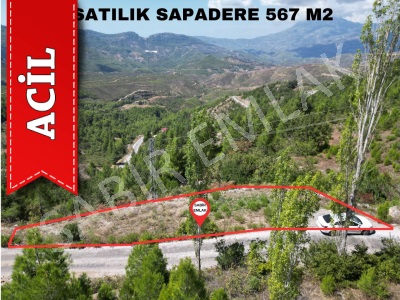 Alanya Acil Satılık Tarla Sapadere Köyünde Yola Sıfır Fırsat Mah