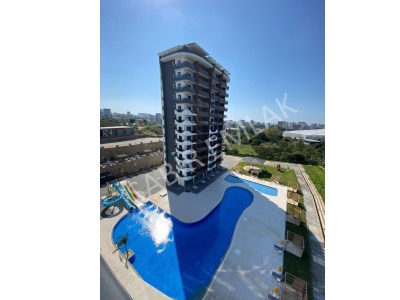 Alanya Mahmutlar Satılık Daire 1+1 Eşyalı Havuzlu Siyede Mah