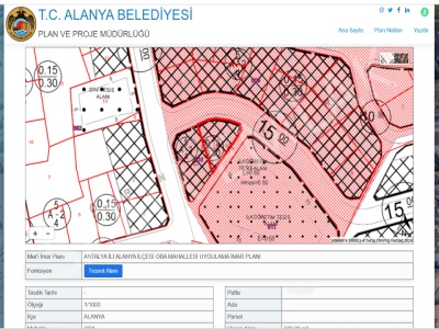 Alanya Satılık Arsa 501 M2 Oba Mahallesinde Yatırımlık Fırsat Mah