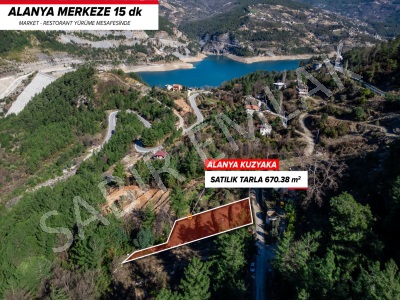 Alanya Satılık Tarla Kuzyaka Mahallesinde Doğa Manzaralı Mah