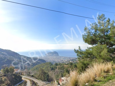 Alanya Deniz Ve Doğa Manzaralı Satılık Kat Karşılığı Arsa Tepe Mah