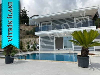 Alanya Satılık Müstakil Ev 4+1 Havuzlu Bahçeli Gözüküçüklü Mah