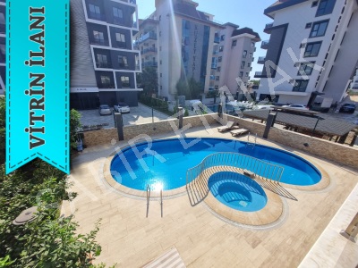 Alanya Kiralık Daire 1+1 Eşyalı Kestelde Müstakil Ev Gibi Kestel Mah