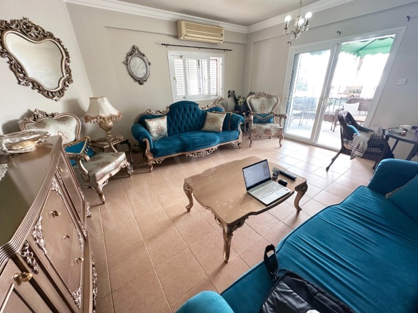 Merkez Girne (Kyrenıa) Satılık Daire |  3+1 Oda | 137M2 115.000£  Krediye Uygun  | 1. Kat | Klima | 2 Banyo | 3 Yatak Odası Resim-4