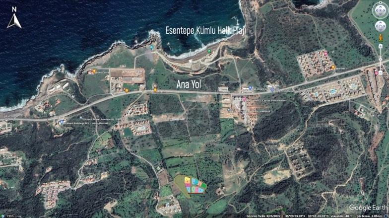 Esentepe Girne (Kyrenıa) Satılık Parsel |  700M2 150.000£ İmarlı  Resim-2