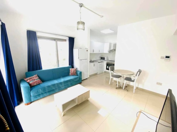 Doğanköy Girne (Kyrenıa) Satılık Daire |  1+1 Oda | 60M2 95.000£  Krediye Uygun  Eşyalı  | 1. Kat | Klima | 1 Banyo | 1 Yatak Odası Resim-3