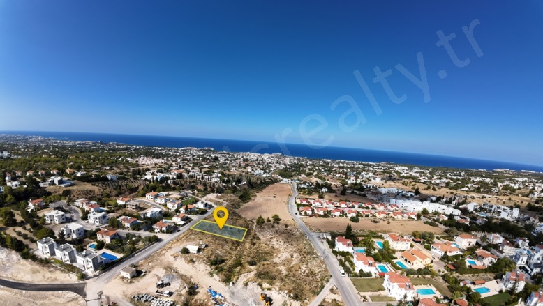 Çatalköy Girne (Kyrenıa) Satılık Parsel |  1060M2 270.000£ | Tripleks İmarlı  Resim-5
