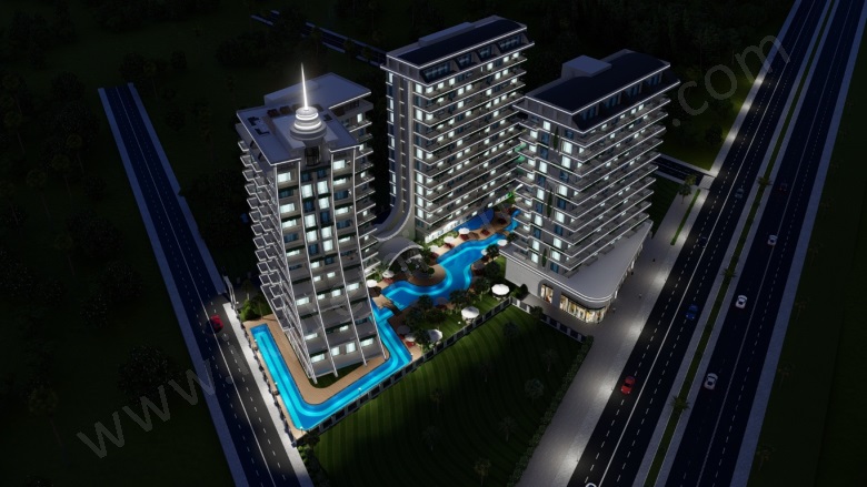 Mahmutlar Mah. Alanya Proje Tamamlanan | 1+1,2+1,3+175.000€ - 176.000€ Resim-2