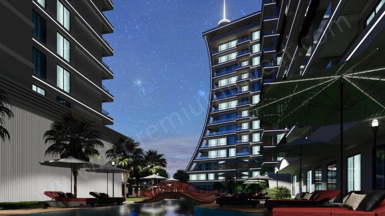 Mahmutlar Mah. Alanya Proje Tamamlanan | 1+1,2+1,3+175.000€ - 176.000€ Resim-5