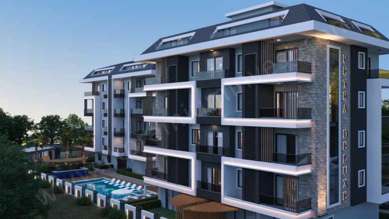 Kestelde Petra Deluxe Satılık Daireler Proje Tamamlanan Alanya Kestel Mah