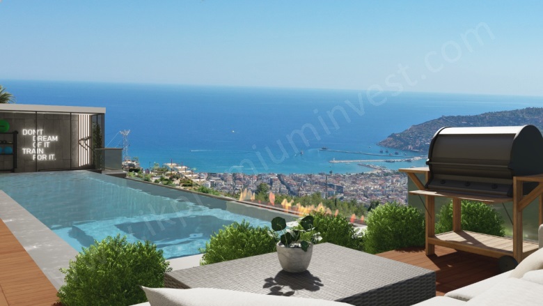 Bektaş Mahallesi. Alanya Satılık Villa |  5+1 Oda | 512M2 1.750.000€ | Villa | Klima | 4 Banyo | 5 Yatak Odası Resim-3