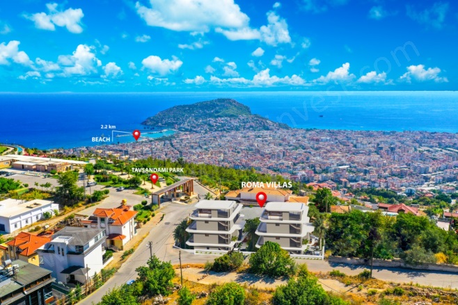 Bektaş Mahallesi. Alanya Satılık Villa |  5+1 Oda | 512M2 1.750.000€ | Villa | Klima | 4 Banyo | 5 Yatak Odası Resim-1