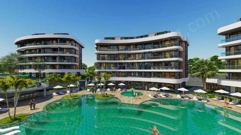 Elysıum Garden Oba Satılık Daireler Proje Devam Eden Alanya Mah