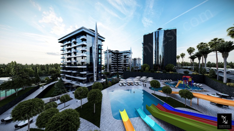 Avsallar Mahallesi. Alanya Satılık Daire |  1+1 Oda | 41M2 140.000€ | 6. Kat | Klima | 1 Banyo | 1 Yatak Odası Resim-3