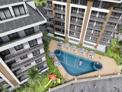 Alanya Tosmur Mah. Satılık Daire 1+1 62 M2 | 3. Kat | Klima | 1 Banyo | 1 Yatak Odası