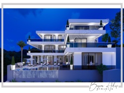 Alanya Bektaş Mahallesi. Satılık Villa 5+2 1103 M2 | Yerden Isıtma | 7 Banyo | 5 Yatak Odası