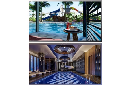 Mahmutlar Cebeci Towers – Satılık Daire Lüks Ler Alanya 1+1 Mah