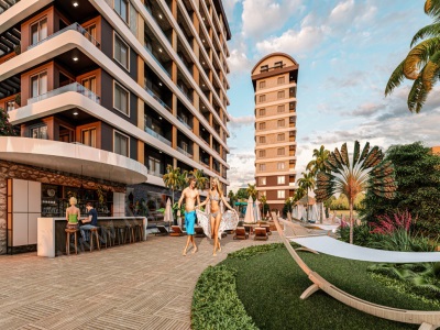 Avsallar Yeni Tamamlanan Konut Projeleri Tamamlananden Luxury Daireler Özel Plaj Park Tower Alanya Mahallesi