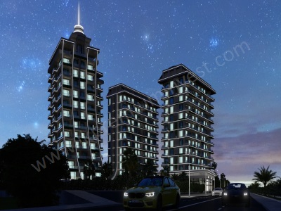 Alanya Mahmutlarda Satılık Daire Greenocean Residence (Denize Ve Avmye Yürüme Mesafesi) Tamamlanan Konut Projeleri Mahmutlar Mah