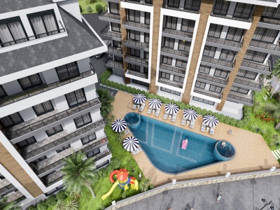 Tosmur Veluxe Residence Satılık Daire Ler Alanya Merkezde Lüks Yaşam 1+1 Mah